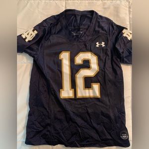 Under armor- Notre dame youth jersey- boys